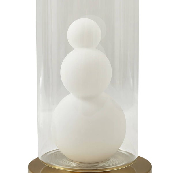 Dekorative Glasleuchte mit drei Kugeln