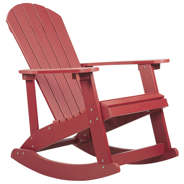 Garten-Schaukelstuhl ADIRONDACK Rot