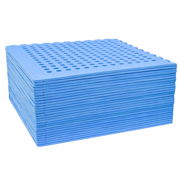 eyepower Poolunterlage für 244 cm Pool - 28 EVA Matten - 1cm Unterlegmatten Set - Outdoor Unterlage