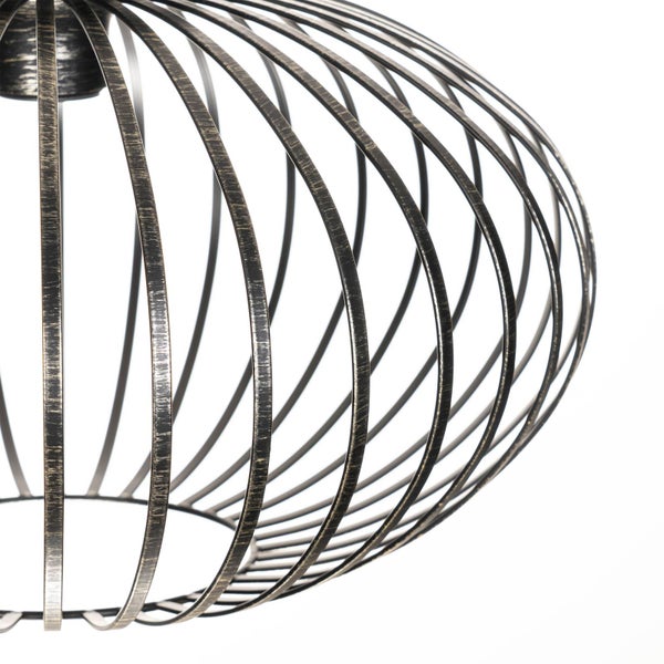 Lindby Deckenlampe Rosalea (Modern) in Schwarz aus Metall (1 flammig, E27) - Deckenleuchte Lampe Wohnzimmerleuchte