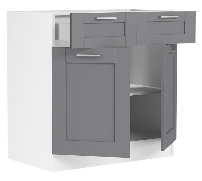 Küchenschrank 80 cm Unterschrank Schublade Colura