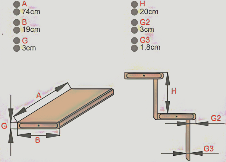 HandyStairs Holztreppe „Vega9010“ – Gerade Treppe (80 cm) – weiß grundiertes Kiefernholz – offene Treppe ohne Handlauf