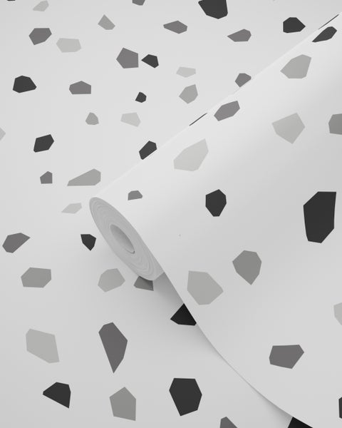 Tapetenrolle mit Terrazzo Muster