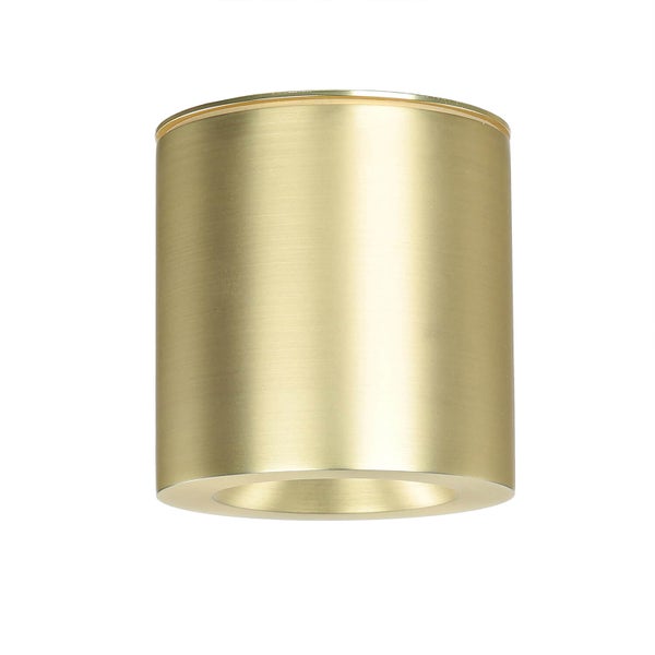 Zylinderförmige Deckenleuchte aus Metall