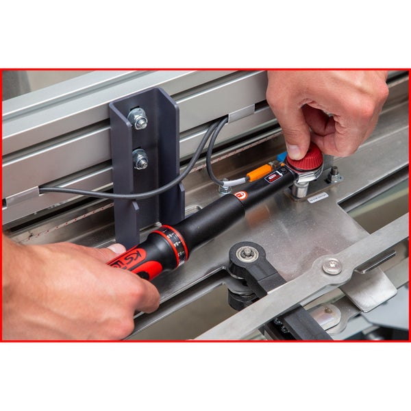 KS TOOLS 1/4 ErgoTorqueprecision Ratschen-Drehmomentschlüssel Drehknopf 5 - 25 Nm - 516.1412