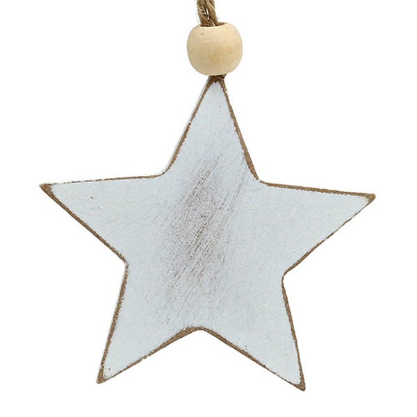 Dekorativer Stern aus Holz mit Aufhänger