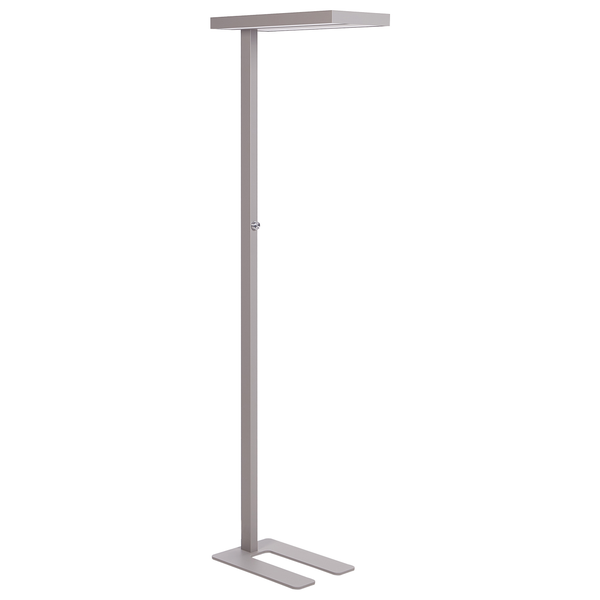LED Stehlampe TAURUS mit Dimmer Metall Silber