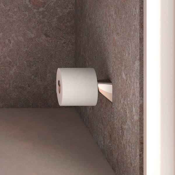 KEUCO Rose Ersatzrollenhalter, zum Kleben/Schrauben, chrom