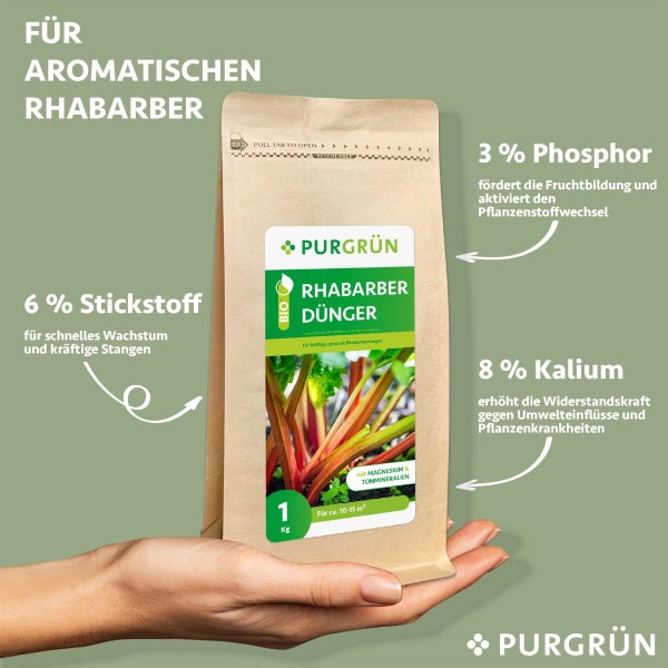 Purgrün Bio-Rhabarber-Dünger 1 kg