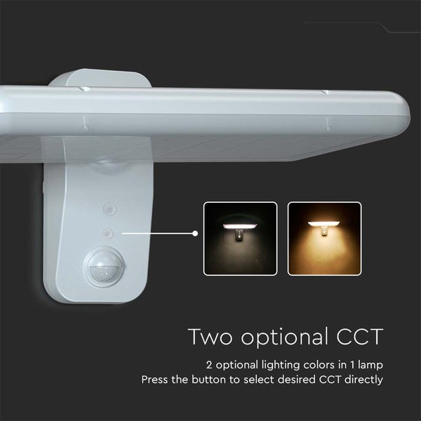 Weiße Lampe mit zwei optionalen Farbtemperaturen