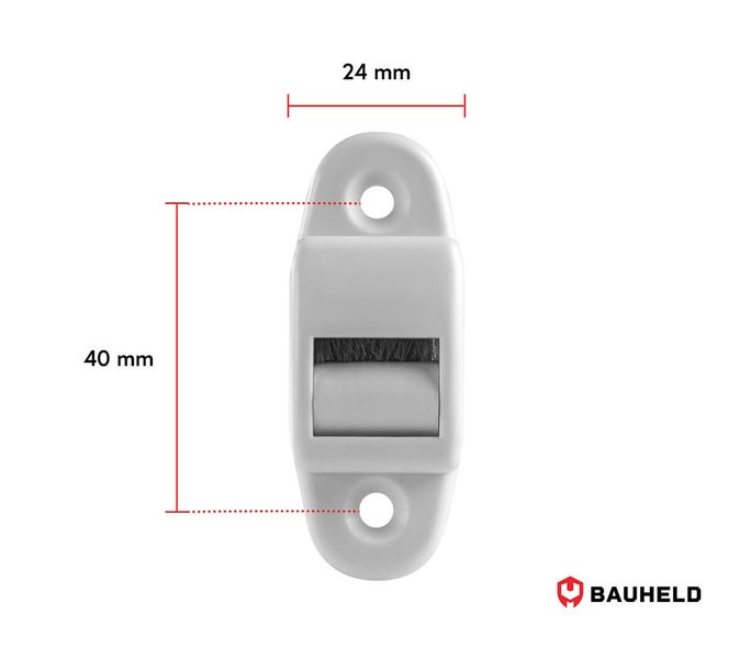 Lamellenhalter aus Kunststoff, 40 x 24 mm