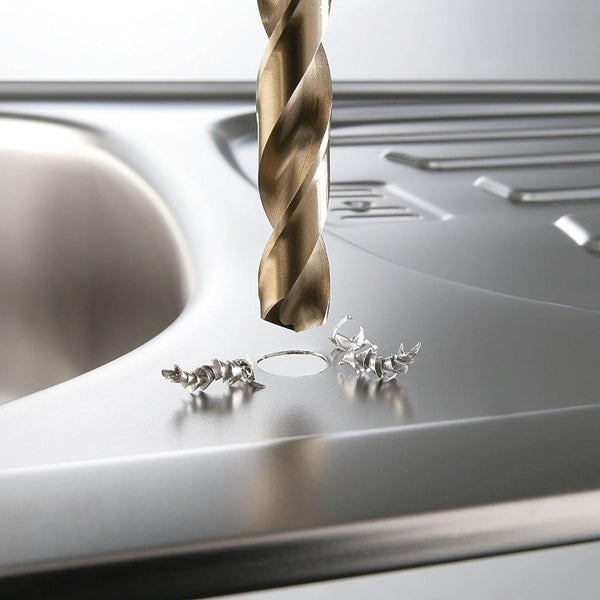 kwb Metallbohrer-Satz, HSS-E  Bohrer-Set, 19-teilig, Ø 1 mm - 10 mm in 0,5 schritten, 135° Spitzwinkel