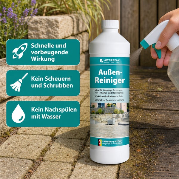 Regal mit Sanitärartikeln und Baumaterialien