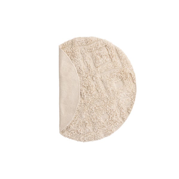 Hilma Badematte Ø60cm offwhite. 60 X 60 X 2 cm