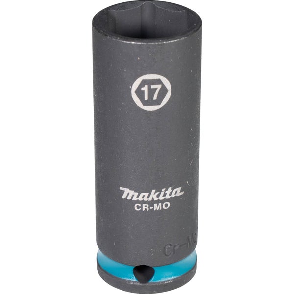 Makita E-16346 Steckschlüssel 3/8 SW17 Impact Black lang