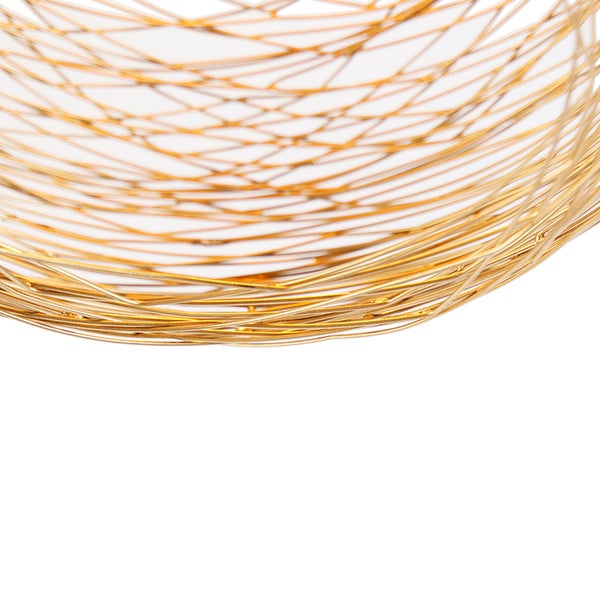 Dekoschale aus Metalldraht