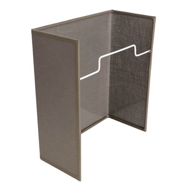 Lampenschirm aus Stoff mit Halterung