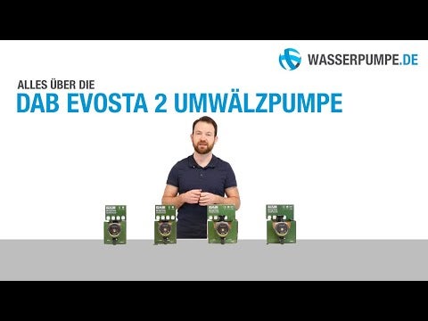 DAB Evosta 2 40-70/180 Umwälzpumpe (Heizungspumpe) - 3.600 L/Std. - 35W - Förderhöhe 6,9 m - Einbaugröße 180 mm - Mit Energielabel A.