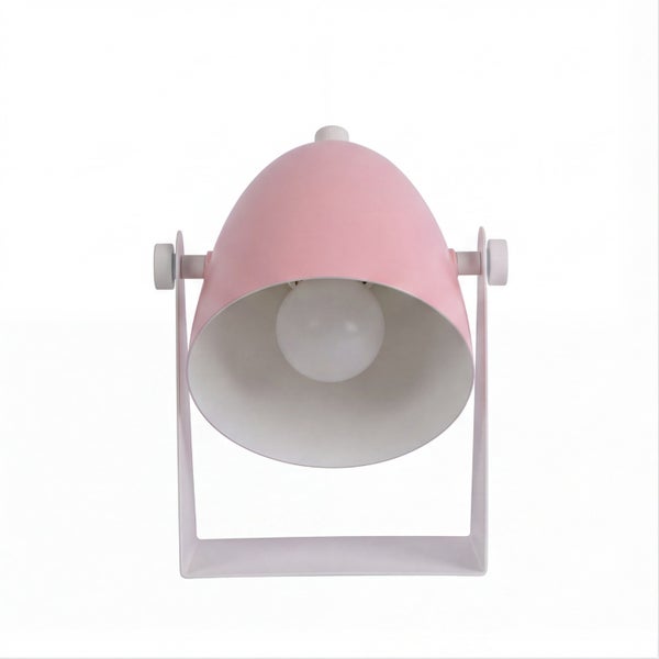 Moderne Schreibtischlampe aus Metall mit verstellbarem Lampenkopf