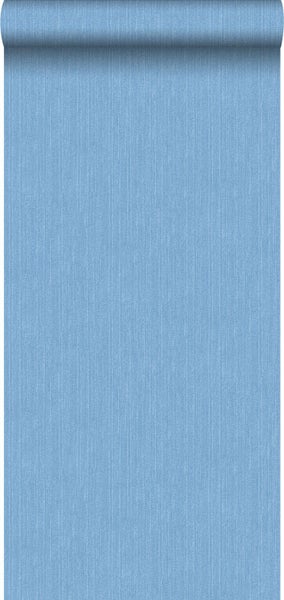 Walls4You Tapete Jeans-Optik Vintage Blau - 53 cm x 10.05 m - 935335