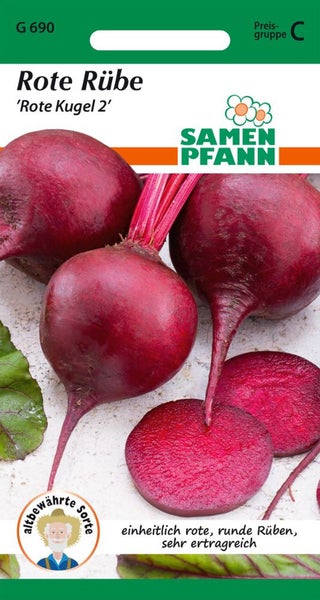 Rote Bete 'Rote Kugel 2' Samenpackung