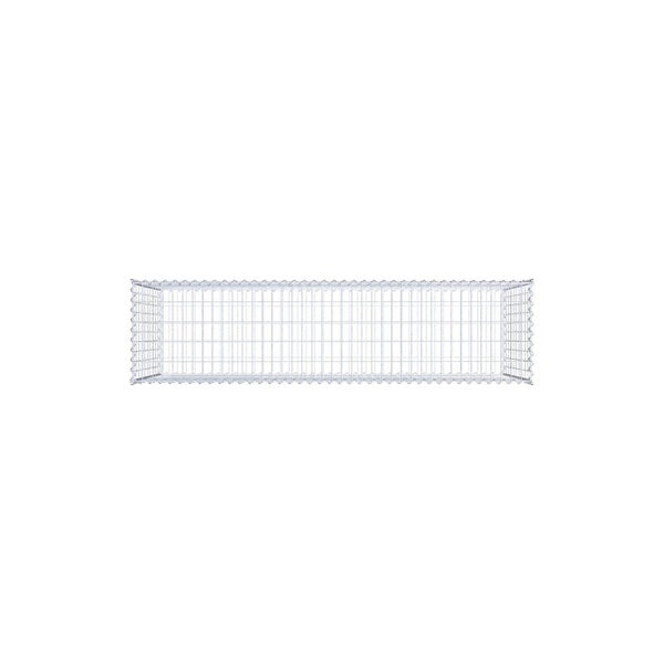 Gabione 200 cm x 100 cm x 50 cm (L x H x T), Maschenweite 5 cm x 10 cm, Spirale
