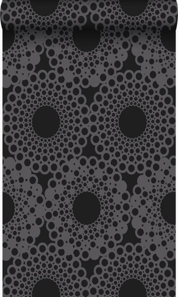 Origin Wallcoverings Tapete grafische Form Schwarz - 53 cm x 10,05 m - 345935