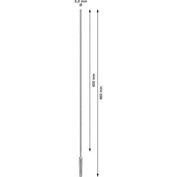 Bosch PRO SDS plus-5X Hammerbohrer 5 x 400 x 460 mm - 2608836608