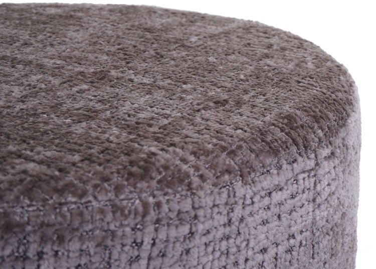 Gepolsterter Hocker mit Stoffbezug