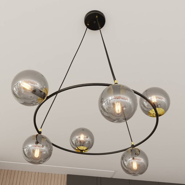 Künstliche Palme, 180 cm hoch, im Topf