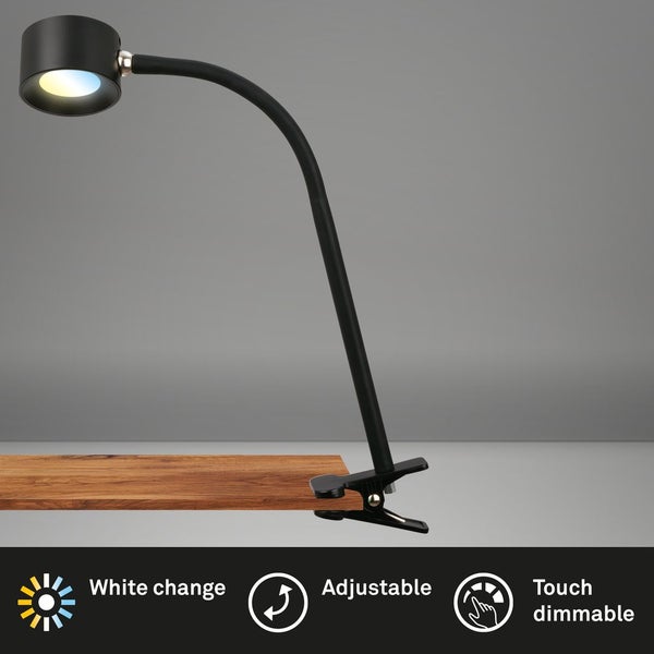 LED Schreibtischlampe Leselampe Klemmleuchte Magnetisch Akku Dimmbar Abnehmbar