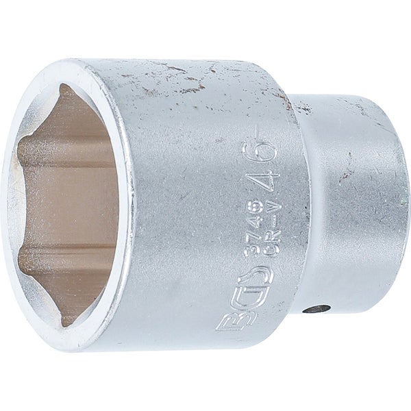 BGS Steckschlüssel-Einsatz Sechskant Antrieb Innenvierkant 25 mm (1) SW 46 mm - 3746