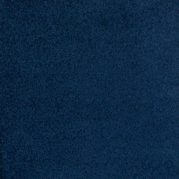 Velours Teppichfliesen blau Selbstliegende Teppich Fliesen in 50x50 cm in Dunkelblau Veloursteppich Fliesen weich für Schlafzimmer und Wohnzimmer
