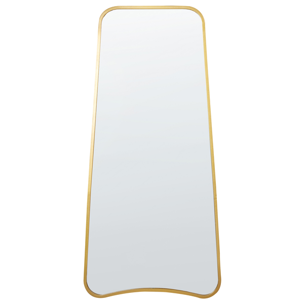 Wandspiegel LEVET 58 cm 122 cm Metall Gold