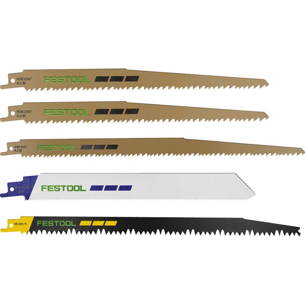 Festool Stichsägeblätter Set für verschiedene Anwendungen