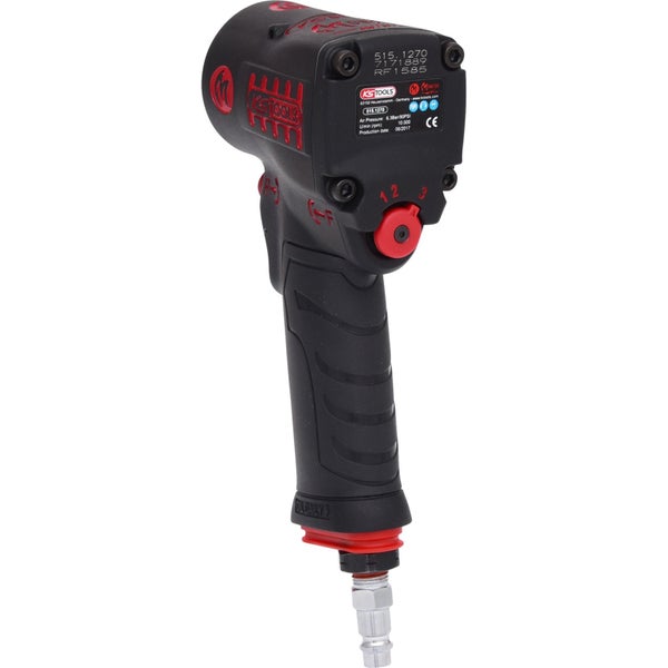 KS TOOLS 1/2 miniMonster Hochleistungs-Druckluft-Schlagschrauber 1.390 Nm - 515.1270