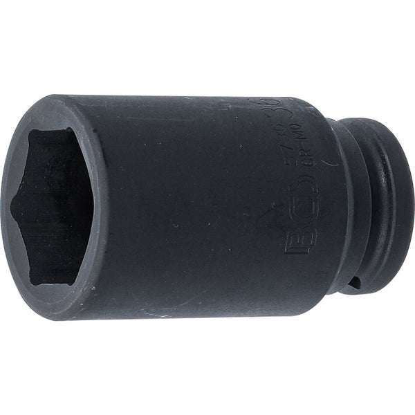 BGS Kraft-Steckschlüssel-Einsatz Sechskant tief Antrieb Innenvierkant 20 mm (3/4) SW 36 mm - 5736
