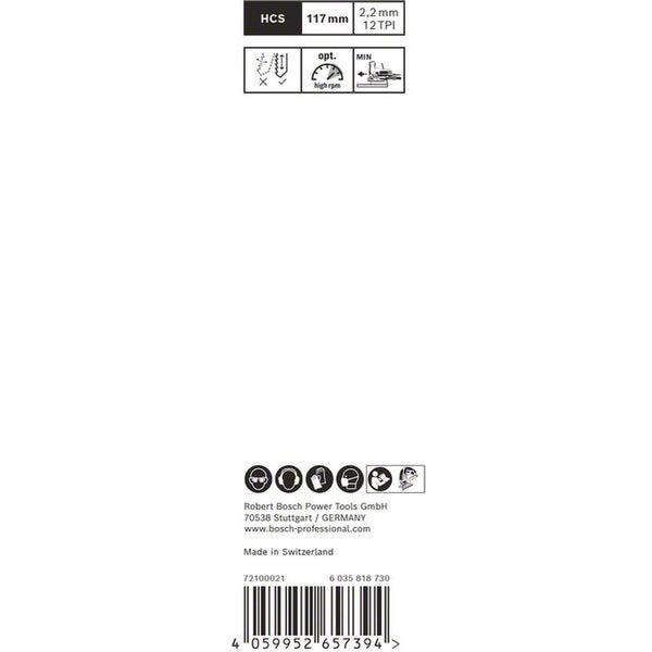 Bosch EXPERT Wood 2-side clean T308BO Stichsägeblatt, 2 Stück - 2608901712