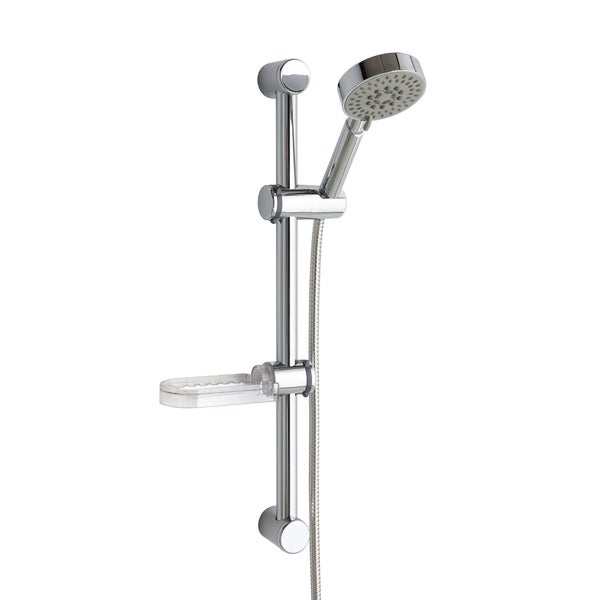 Brausestangenset mit Handbrause und Seifenablage