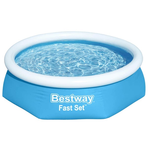 Bestway Fast Set Pool aufblasbar rund blau