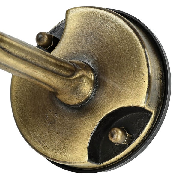 Detailansicht einer Wandleuchte mit Befestigung