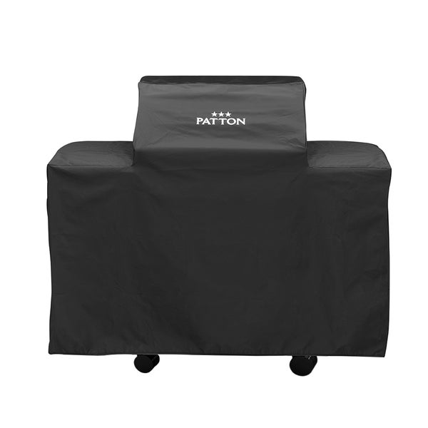 PATTON Grillabdeckung - 140x55x100cm Grillschutzhülle für Patio Chef 4+ - Oxford-Stoff - Schwarz
