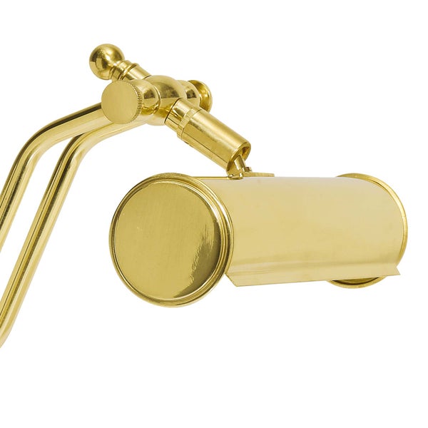 Goldfarbene Klemmleuchte für Innenräume