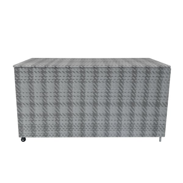 Marielle Rattan Modulares 7-teiliges Möbelset mit Aufbewahrungsbox 700L - Grau