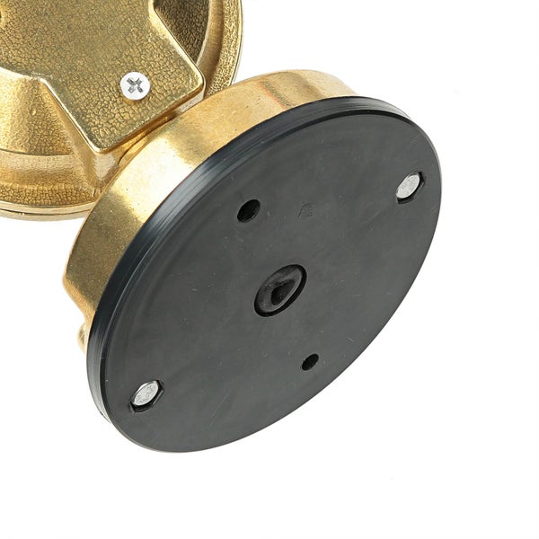 Türstopper aus Messing mit Gummifuß