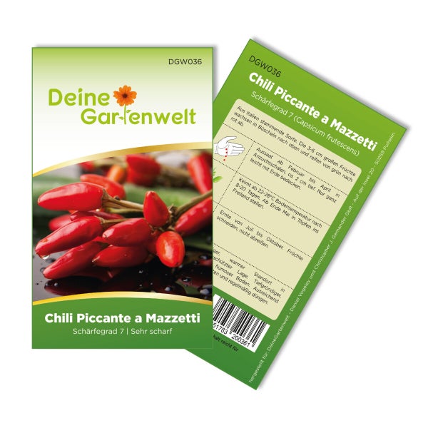 Chili Piccante a Mazzetti Samen von Deine Gartenwelt