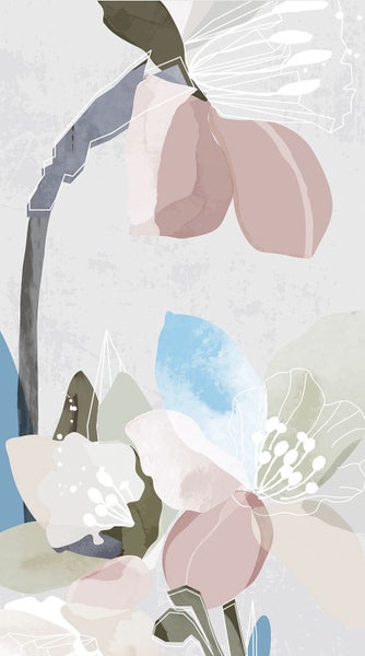 Abstrakte Blumendarstellung