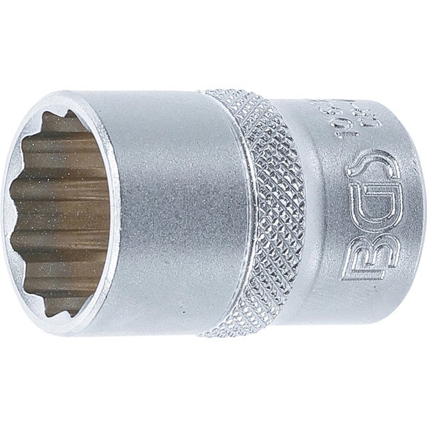 BGS Steckschlüssel-Einsatz Zwölfkant Antrieb Innenvierkant 12,5 mm (1/2) SW 19 mm - 10639