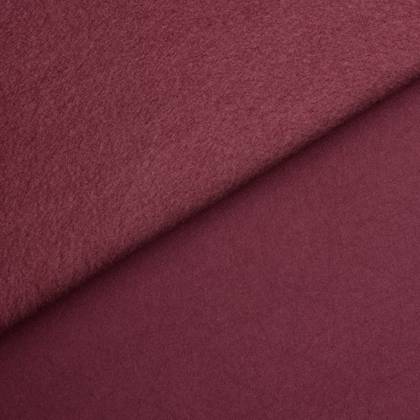 Beautissu Amelie TO Vorhang mit Öse 140x245cm Bordeaux (2tlg)