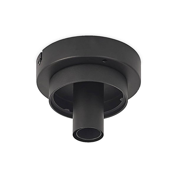 Lindby Deckenlampe Carmalin (spritzwassergeschützt (Modern) in Schwarz aus Metall (1 flammig, E14) - Bad Deckenleuchte Lampe Wohnzimmerleuchte
